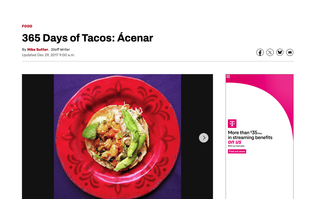 365 Days of Tacos: Ácenar
